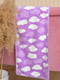 Полотенце кухонное микрофлис фиолетового цвета | 6497371 | фото 2