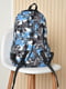 Рюкзак синий с принтом | 6497599 | фото 3
