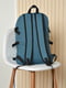 Рюкзак темно-зеленого цвета с принтом | 6497600 | фото 3