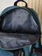 Рюкзак темно-зеленого цвета с принтом | 6497600 | фото 4