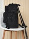 Рюкзак чорний із принтом | 6497603 | фото 2