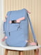 Рюкзак с рисунком голубого цвета | 6497607 | фото 2