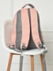 Рюкзак с рисунком светло-розового цвета | 6497610 | фото 3