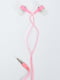Наушники проводные розовые 2.5mm | 6497918