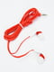 Навушники дротові червоні 3.5mm | 6497919 | фото 2