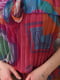 Блуза бордовая в принт | 6498308 | фото 4