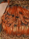 Блуза коричневая в принт | 6498412 | фото 4