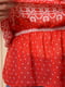 Блуза красная с принтом | 6498432 | фото 4
