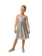 Сукня срібляста декорована | 6499999 | фото 3