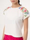 Блуза-вишиванка біла льняна | 6500076 | фото 2