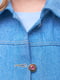 Куртка джинсова блакитна | 6499982 | фото 9