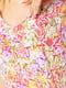 Платье в разноцветный цветочный принт | 6502265 | фото 5