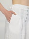 Лляні штани-палаццо із завищеною талією, необробленими краями та поясом. Колекція Квіт | 6502659 | фото 5
