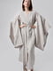 Сукня-кімоно з льону в японському стилі з вишивкою. Колекція "Колоски" | 6502685 | фото 3