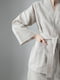Костюм-кімоно зі штанами вільного фасону з льону жіночій "Еко" | 6502694 | фото 7