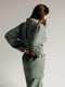 Костюм-кімоно зі штанами вільного фасону з льону жіночій "Папороть" | 6502696 | фото 7