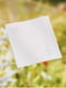 Серветки столові з льону з машинною вишивкою "Білотка альпійська". Колекція "Квіт" | 6502759 | фото 6