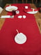Доріжка на стіл (ранер) з льону з декором "Поле маків" 50*195 | 6502775