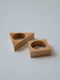 Кільця для столових серветок з дерева "Геометрія" | 6502804 | фото 4