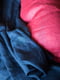 Комплект однотонної постільної білизни з льону у темно-синьому кольорі "Чумацький шлях" | 6502834 | фото 2