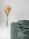 Комплект однотонної постільної білизни з льону у холодно-зеленому кольорі "Папороть" | 6502843 | фото 8