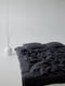 Комплект однотонної постільної білизни з льону у темно-сірому кольорі "Графіт" | 6502861 | фото 2