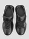 Кроссовки черные с логотипом бренда | 6503043 | фото 5