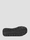 Кроссовки черные с логотипом бренда | 6503043 | фото 7