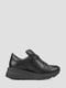 Кроссовки черные с логотипом бренда | 6503043 | фото 4