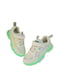Кроссовки белые с LED-подсветкой | 6503228 | фото 2