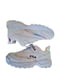 Кросівки білі з лого | 6503257 | фото 3