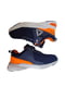 Кроссовки сине-оранжевые с супинатором | 6503315 | фото 4