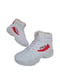 Кроссовки белые с лого | 6503482 | фото 6
