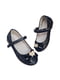 Туфли серо-черные с анималистическим принтом | 6503728 | фото 2