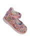 Туфлі рожеві з квітковим принтом | 6503804