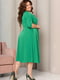 Сукня А-силуету зелена | 6505853 | фото 3