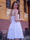 Сукня А-силуету біла з мереживом | 6506033 | фото 4