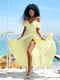 Летнее платье в пол желтого цвета | 6506043 | фото 3