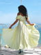 Летнее платье в пол желтого цвета | 6506043 | фото 5
