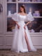 Сукня біла з трендовими рукавами-буфф | 6506051 | фото 2
