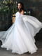 Весільна біла сукня зі знімними рукавами | 6506060 | фото 2