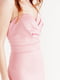 Платье-футляр розовое с рукавами-фонариками | 6506206 | фото 4