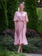 Сукня-міді рожева з італійського шовку | 6506223 | фото 3
