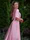 Платье-миди розовое из итальянского шелка | 6506223 | фото 6