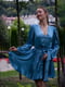 Сукня шовкова блакитна | 6506230 | фото 3