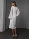 Сукня біла з шифоновим рукавом і спідницею ''на запах'' | 6506266 | фото 3