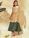 Сукня-максі А-силуету триколірна | 6506285 | фото 4