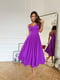 Платье А-силуэта фиолетовое | 6506294 | фото 5