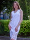 Платье белое с кружевом | 6506301 | фото 2