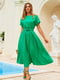 Легкое платье-макси зеленого цвета | 6506302 | фото 5